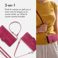 imoshion Etui de télephone portefeuille avec cordon Apple iPhone 15 - Rouge