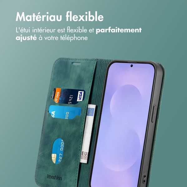imoshion Étui de téléphone portefeuille Slim Samsung Galaxy S26 Plus - Vert