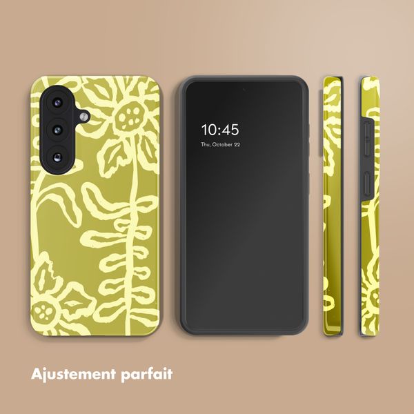 Selencia Coque arrière Vivid avec MagSafe Samsung Galaxy S26 - Chalky Bloom