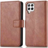 imoshion Étui de télephone portefeuille de luxe Samsung Galaxy M22 / A22 (4G) - Marron