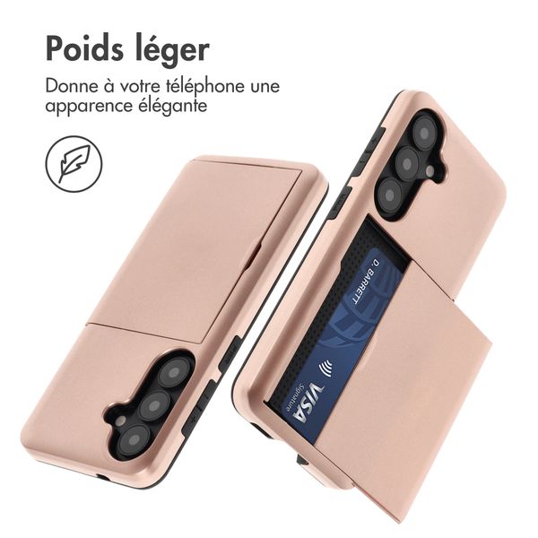 imoshion Coque arrière avec porte-cartes Samsung Galaxy S26 - Rose Gold