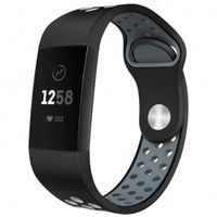 imoshion Bracelet sport silicone Fitbit Charge 3 / 4 - Noir