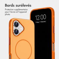 imoshion Coque arrière Color avec Thin MagSafe Ring Apple iPhone 17 - Orange
