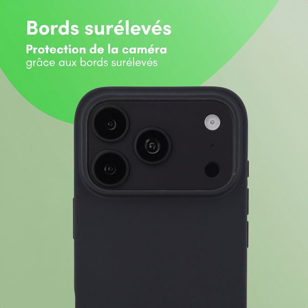imoshion Coque Couleur Apple iPhone 18 Pro / 17 Pro - Noir