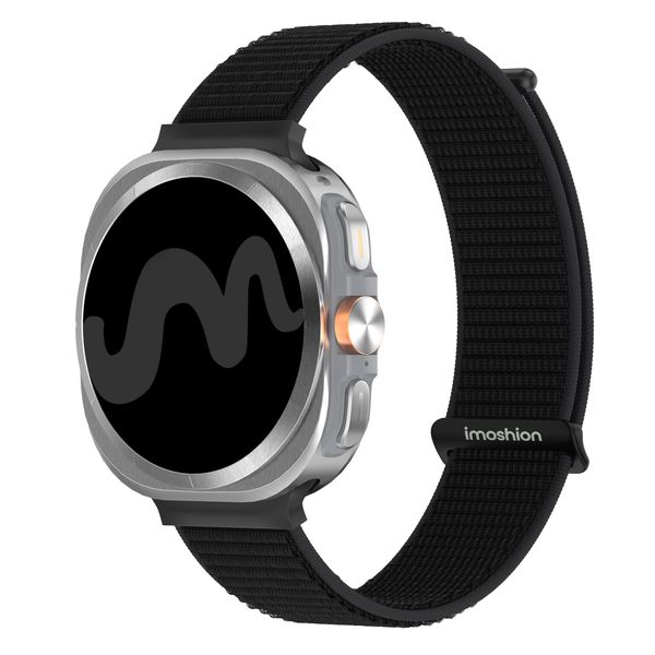 imoshion Bracelet en nylon Samsung Galaxy Watch Ultra (2024/2025) - Noir