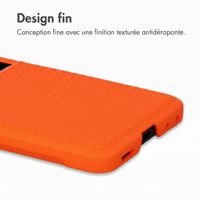 Accezz Coque arrière Grid Samsung Galaxy Z Flip 8 - Orange