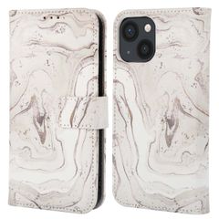 imoshion Étui de télephone portefeuille Design Apple iPhone 13 - Sandy Marble