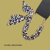 Selencia Bracelet de luxe avec écharpe - Noir