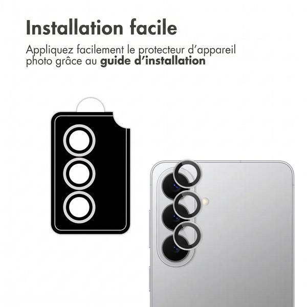 imoshion Lot de 2 protections d'objectif de caméra Samsung Galaxy S26 / S26 Plus - Silver Shadow