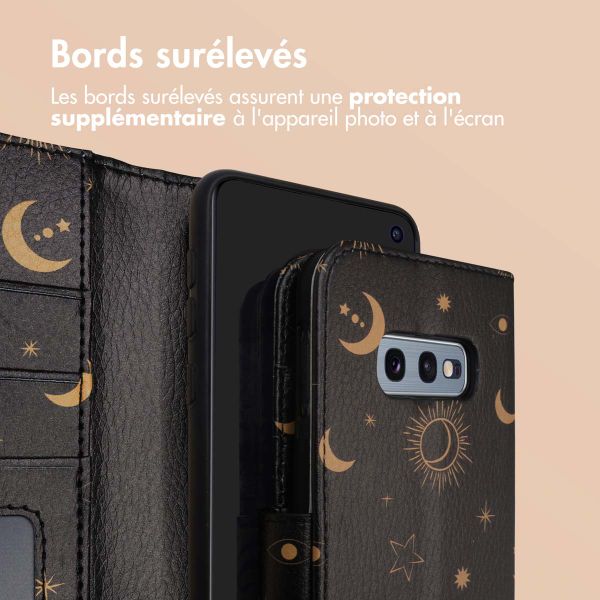 imoshion Étui de télephone portefeuille Design Samsung Galaxy S10e - Sky Black