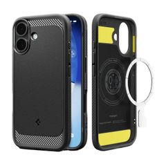 Spigen Coque Rugged Armor MagSafe Apple iPhone 17 - Matte Black