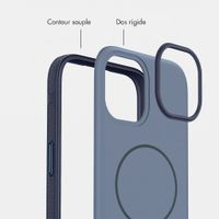 imoshion Coque arrière Color avec Thin MagSafe Ring Apple iPhone 15 - Bleu foncé