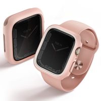 Uniq Coque Moduo avec lunette Apple Watch - 44 / 45 mm - Blush (Pink/White)
