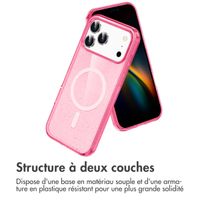 imoshion Coque Pailletée avec MagSafe Apple iPhone 17 Pro Max - Rose