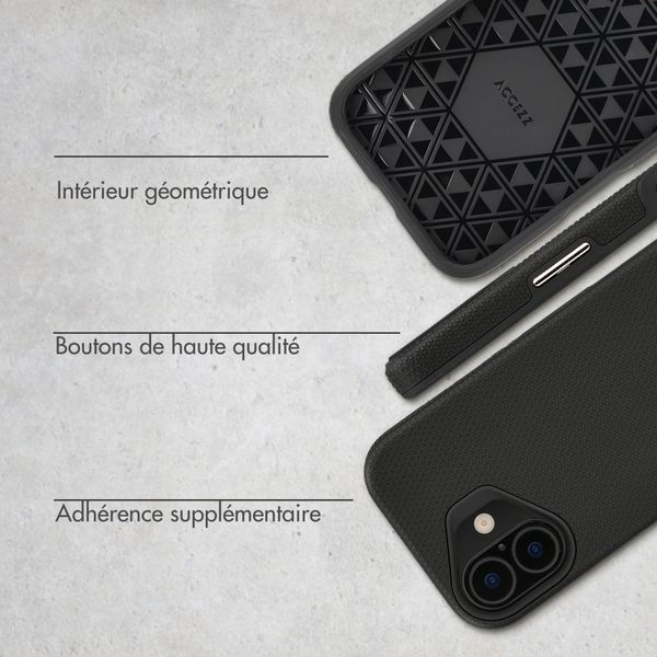 Accezz Coque Tough avec MagSafe Apple iPhone 16 - Noir