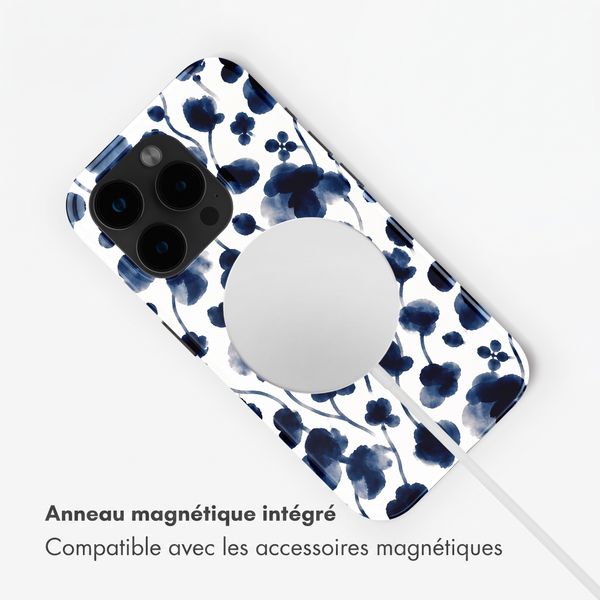 Selencia Coque arrière Vivid avec MagSafe Apple iPhone 15 Pro - Midnight Blossom