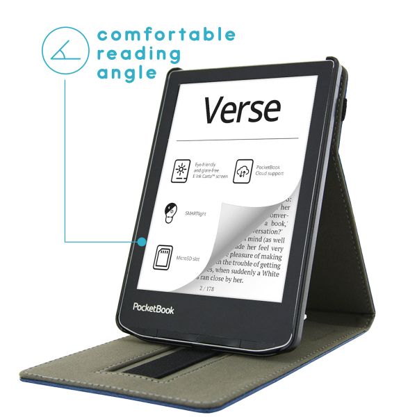 imoshion Étui á rabat Pocketbook Verse / Verse Pro / Verse Pro Color / Vivlio Light / Light HD - Bleu foncé