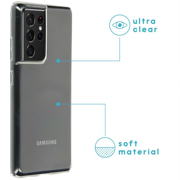 imoshion Softcase Back Cover Samsung Galaxy S21 Ultra - Transparent