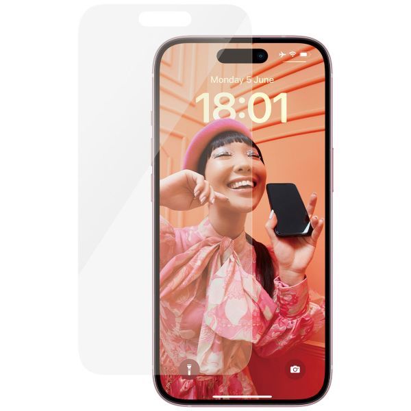 PanzerGlass Protection d'écran en verre trempé Anti-bactéries Apple iPhone 15