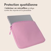 imoshion Pochette ordinateur avec compartiment 13 pouces - Candy Pink