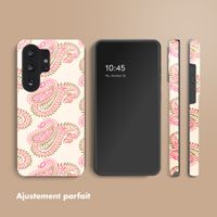 Selencia Coque arrière Vivid Samsung Galaxy S26 Ultra - Paisley Blush