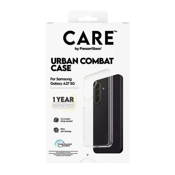 CARE by PanzerGlass Coque Urban Combat Samsung Galaxy A27 (5G) - Transparent