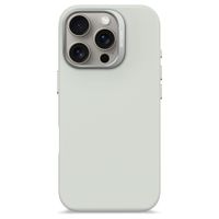 Decoded Coque en silicone MagSafe Apple iPhone 16 Pro - Stone Grey