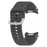 Samsung Bracelet Sport original Samsung Galaxy Watch 4 / 5 / 6 / 7 / FE (20 mm) - Taille M/L - Dark Gray