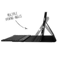 Accezz Étui de tablette Bluetooth Clavier Samsung Galaxy Tab A9 Plus - QWERTY / NL - Noir