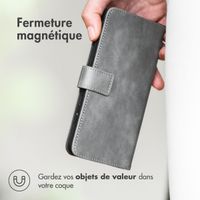 imoshion Étui de télephone portefeuille de luxe Sony Xperia 1 III - Gris