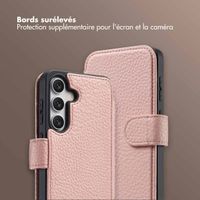 Selencia Étui Riva avec MagSafe et cordon de téléphone Samsung Galaxy S25 / S24 - Old Pink