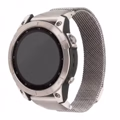 imoshion Bracelet QuickFit® Milanais  - Connexion Garmin 22 mm - Taille L/XL - Starlight