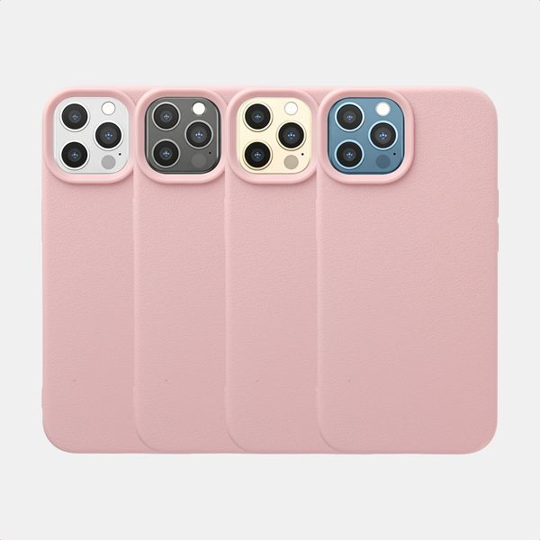imoshion Coque arrière Texture iPhone 12 / 12 Pro - Rose