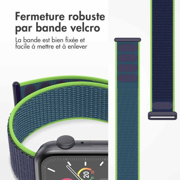 imoshion Bracelet en nylon Apple Watch | 38/40/41/42 mm - Lime