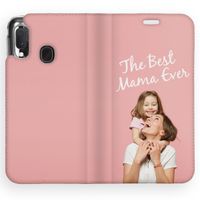Concevez votre propre housse portefeuille Samsung Galaxy A20e - Blanc