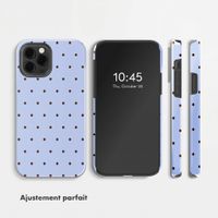 Selencia Coque arrière Vivid Apple iPhone 12 (Pro) - Happy Dots Digital Sky