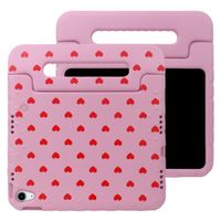 imoshion Coque arrière Kidsproof Design avec poignée Apple iPad 11 (2025) 11 pouces A16 / iPad 10 (2022) 10.9 pouces - Cœurs
