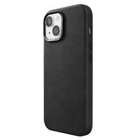 Woodcessories Coque Bio Leather MagSafe Apple iPhone 15 - Noir