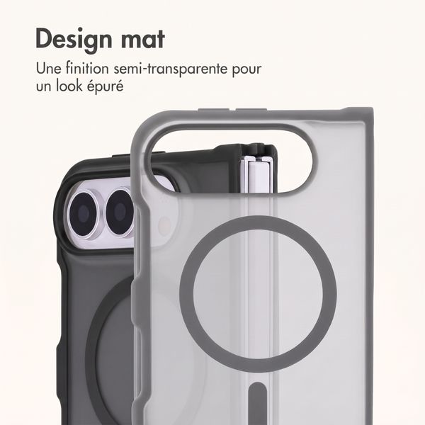 imoshion Coque Color Guard avec MagSafe Apple iPhone Duo - Gris