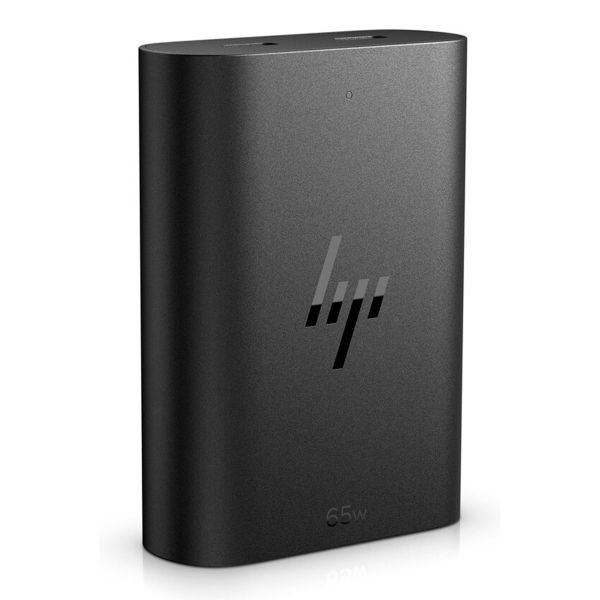 HP Chargeur rapide USB-C GaN original 65 watts | Chargeur d'ordinateur portable USB-C - Noir