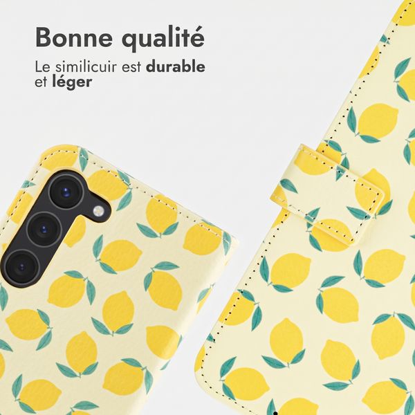 imoshion Étui de télephone portefeuille Design Samsung Galaxy S23 - Citrus Dream