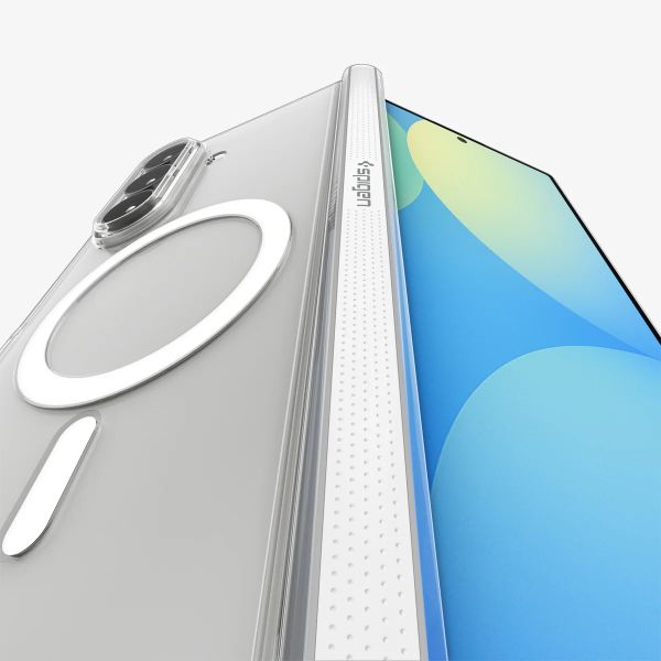 Spigen Coque AirSkin MagSafe Samsung Galaxy Z Fold 8 Ultra - Clear / White
