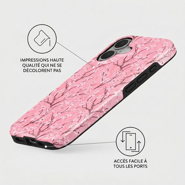 Burga Coque Tough MagSafe Apple iPhone 16 - Sakura