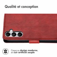 imoshion Étui de télephone portefeuille de luxe Samsung Galaxy A17 (5G) / (4G) - Rouge