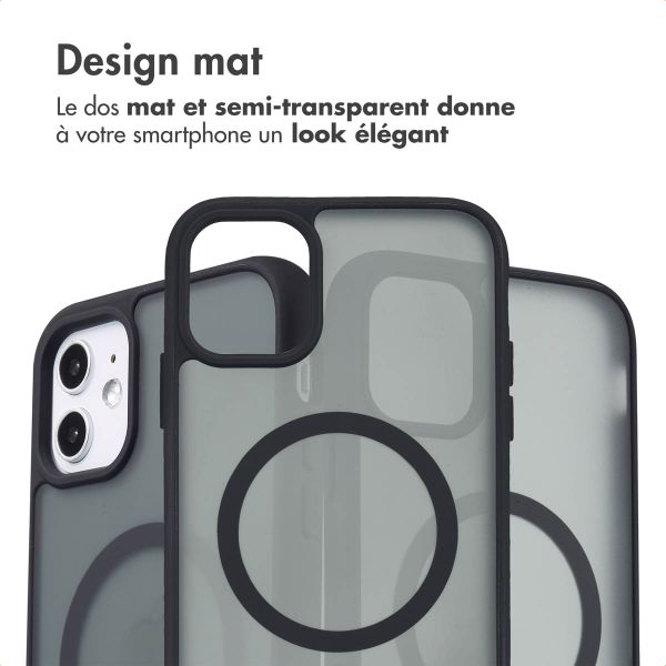 imoshion Coque Color Guard avec MagSafe Apple iPhone 11 - Noir