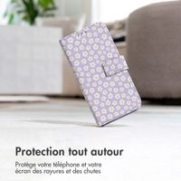 imoshion Étui de télephone portefeuille Design Samsung Galaxy A20e - White Daisy
