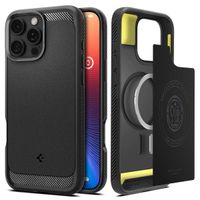 Spigen Coque Rugged Armor MagSafe Apple iPhone 16 Pro - Matte Black