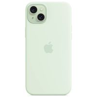 Apple Coque en silicone MagSafe Apple iPhone 15 Plus - Soft Mint