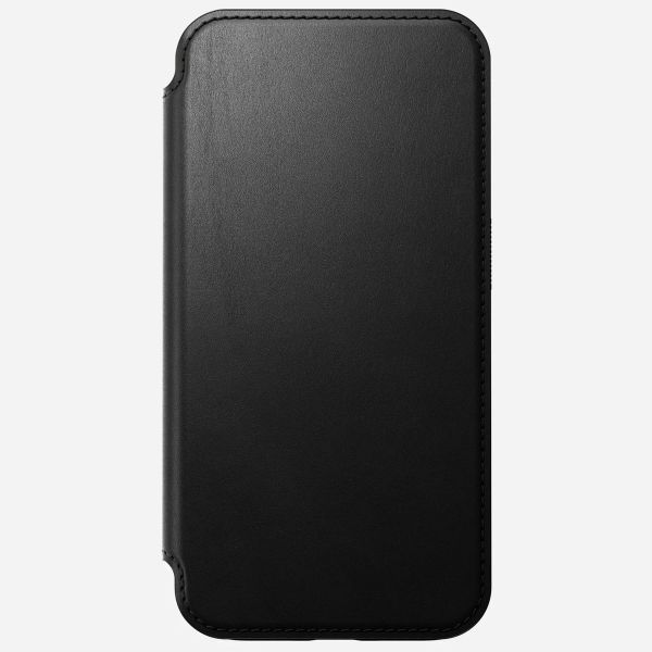 Nomad Étui de télephone portefeuille Modern Leather Folio Apple iPhone 15 Pro - Noir