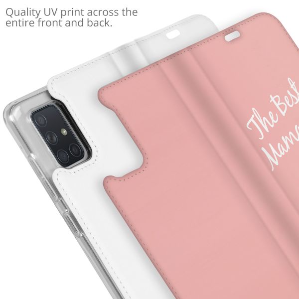 Concevez votre propre housse portefeuille Samsung Galaxy A71 - Blanc